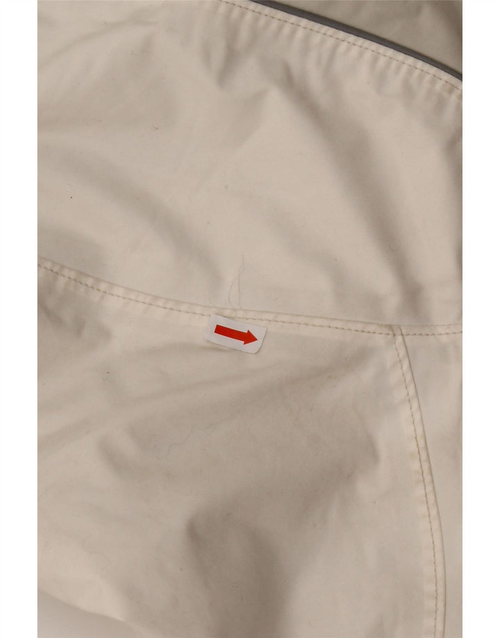 Damska kurtka wiatrówka COLUMBIA Titanium UK 16, duża, biała, z blokami kolorów