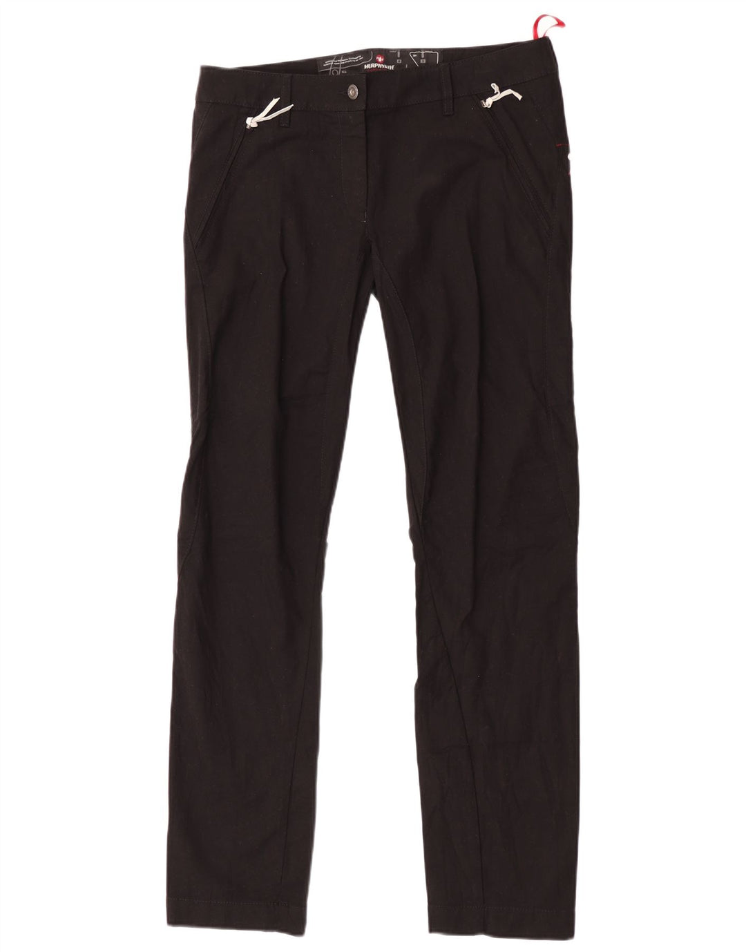Damskie spodnie typu slim casual Murphy & Nye W33 L33 Czarna bawełna