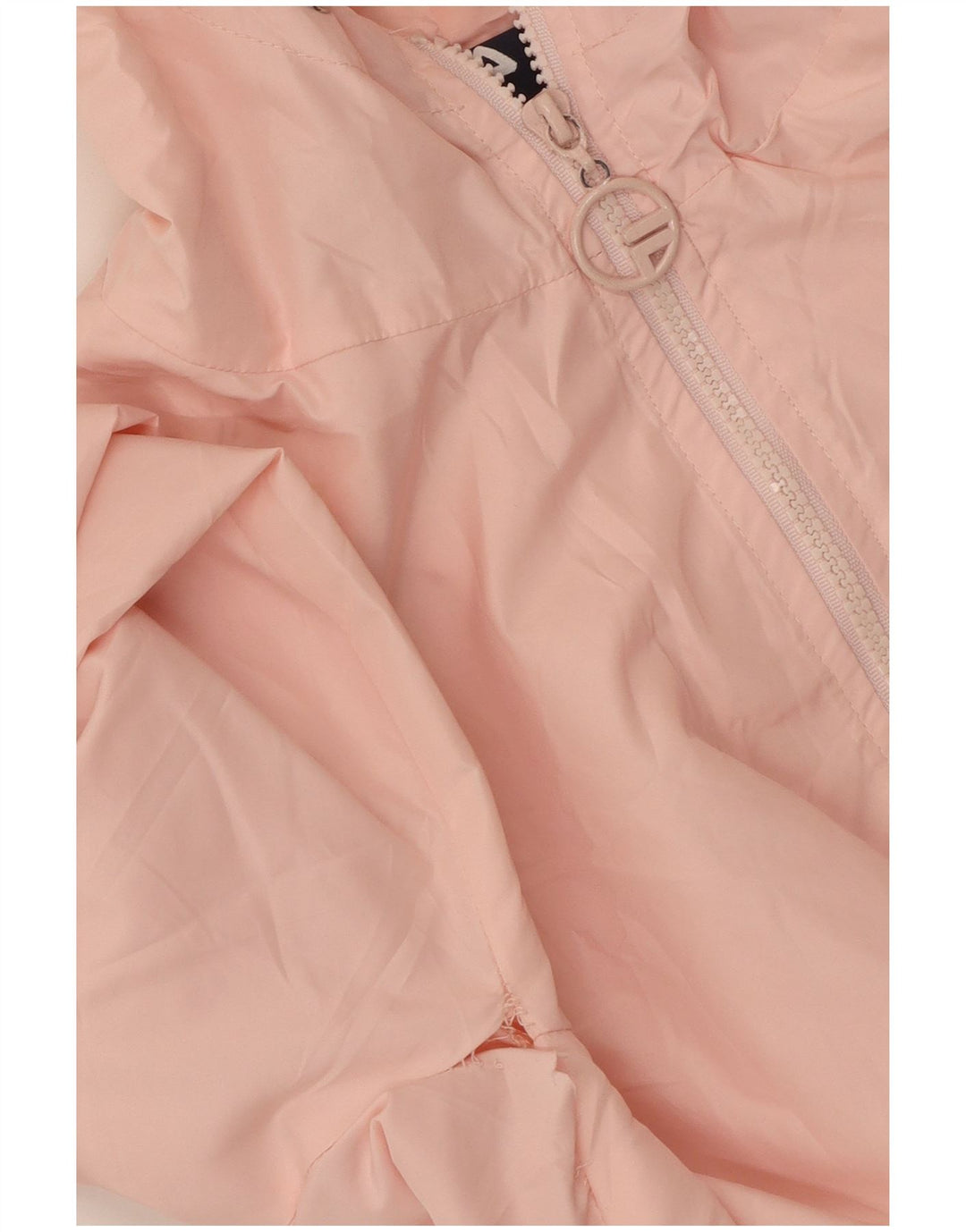 Damska kurtka przeciwdeszczowa Fila Oversize z kapturem UK 6 XS Różowy poliester