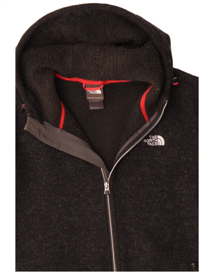 Męski sweter rozpinany THE NORTH FACE UK 40, duża, szara wełna