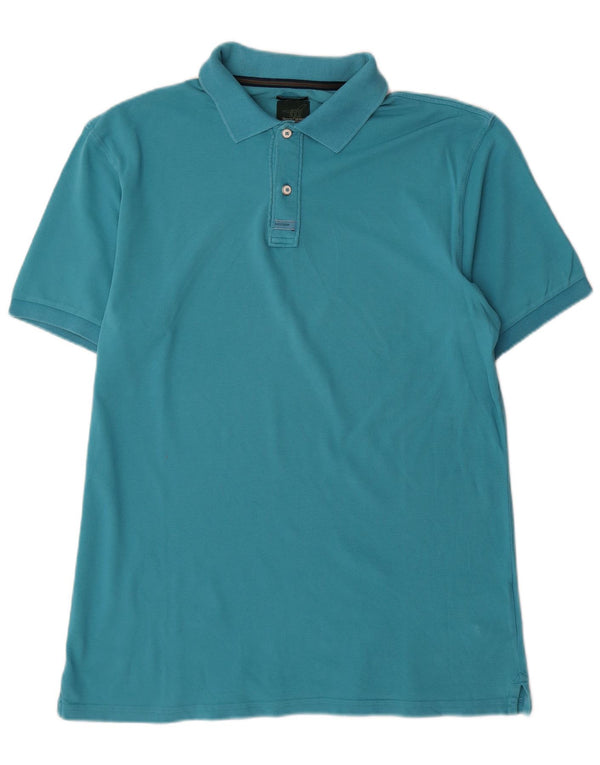 Męska koszulka polo o dopasowanym kroju Henry Cottons XL, niebieska bawełna