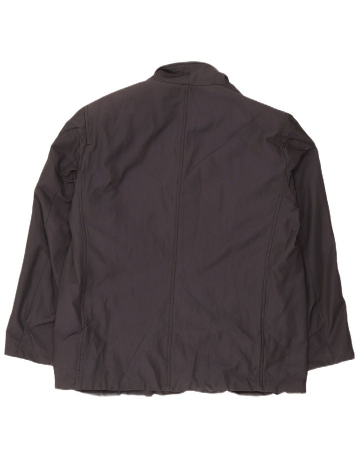 Męska kurtka użytkowa Trussardi IT 58 4XL granatowa, poliestrowa