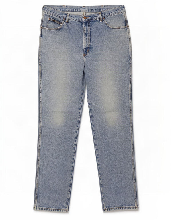 Męskie jeansy Wrangler IDAHO Straight W38 L34 Niebieskie, bawełniane