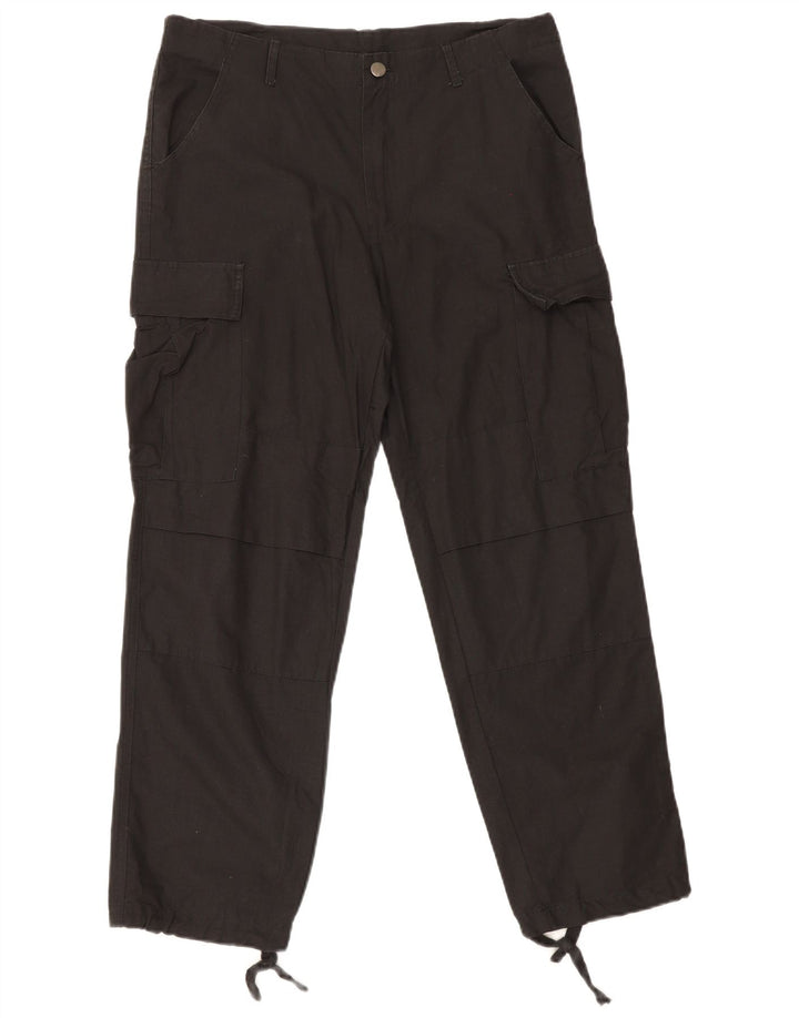 Męskie proste spodnie cargo Carhartt, średnie W32 L29, czarne, bawełniane