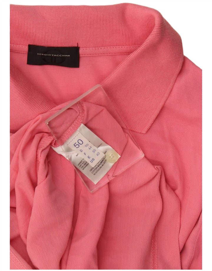 Męska koszulka polo Sergio Tacchini IT 50 Średnioróżowa bawełna