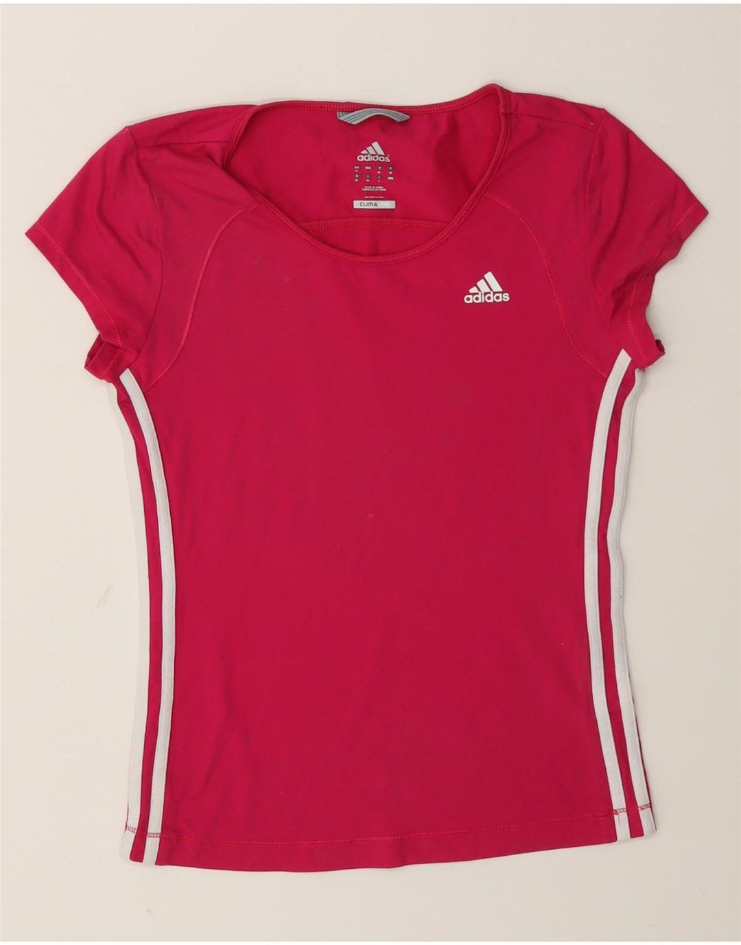 Damska koszulka Adidas Climalite Top UK 12 Średni Róż