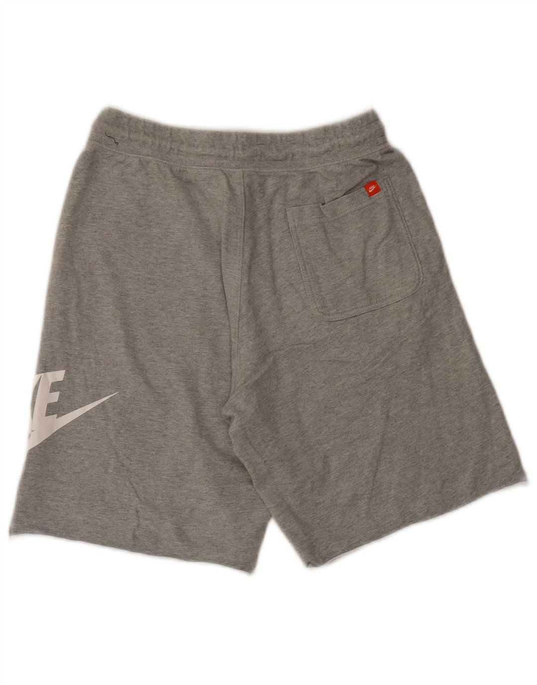 Męskie spodenki sportowe Nike z grafiką, średnioszare, bawełniane w cętki