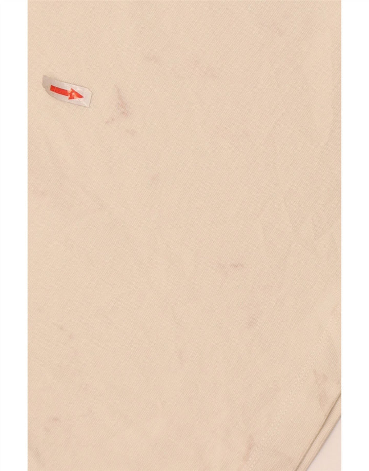 Męski T-shirt Zara, duży, z bawełny w kolorze złamanej bieli