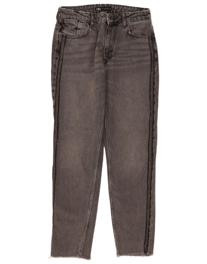 Dżinsy damskie Zara EU 38 Small W28 L28 szare