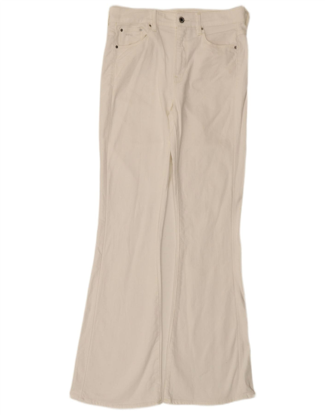 Damskie jeansy G-Star 3301 z wysokim stanem W30 L33 białe