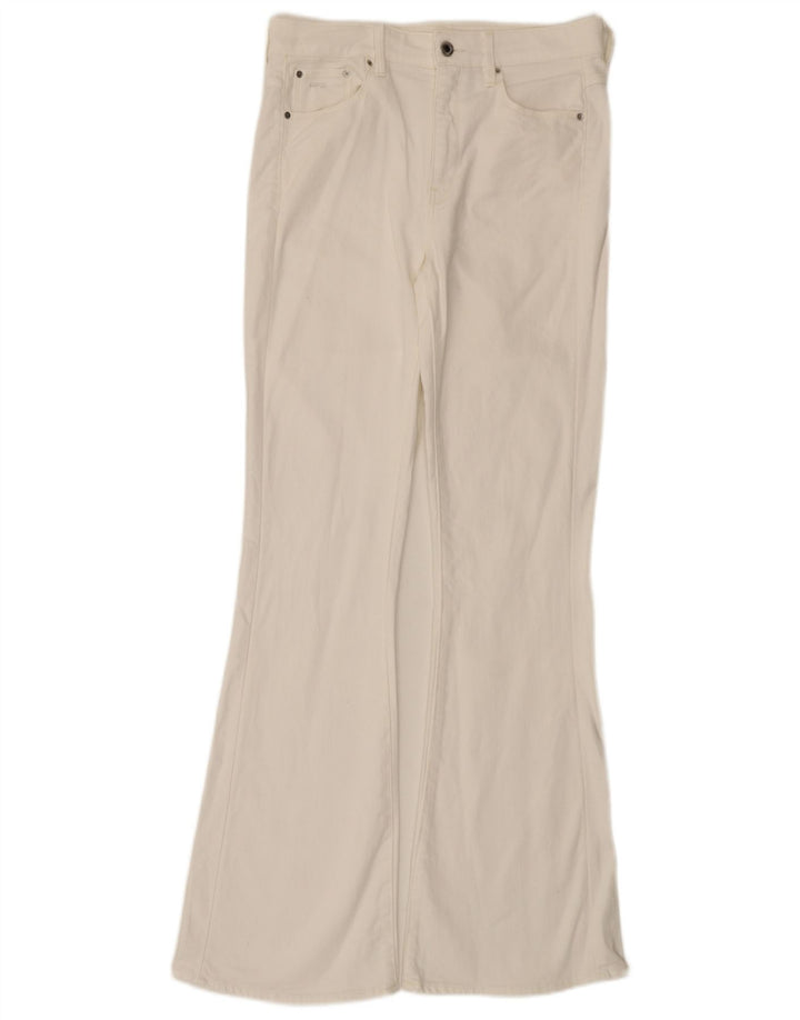 Damskie jeansy G-Star 3301 z wysokim stanem W30 L33 białe