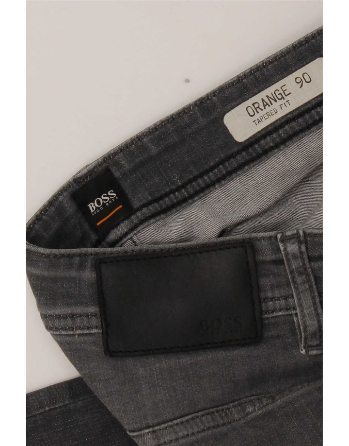 Męskie zwężane jeansy Hugo Boss W32 L31 szare