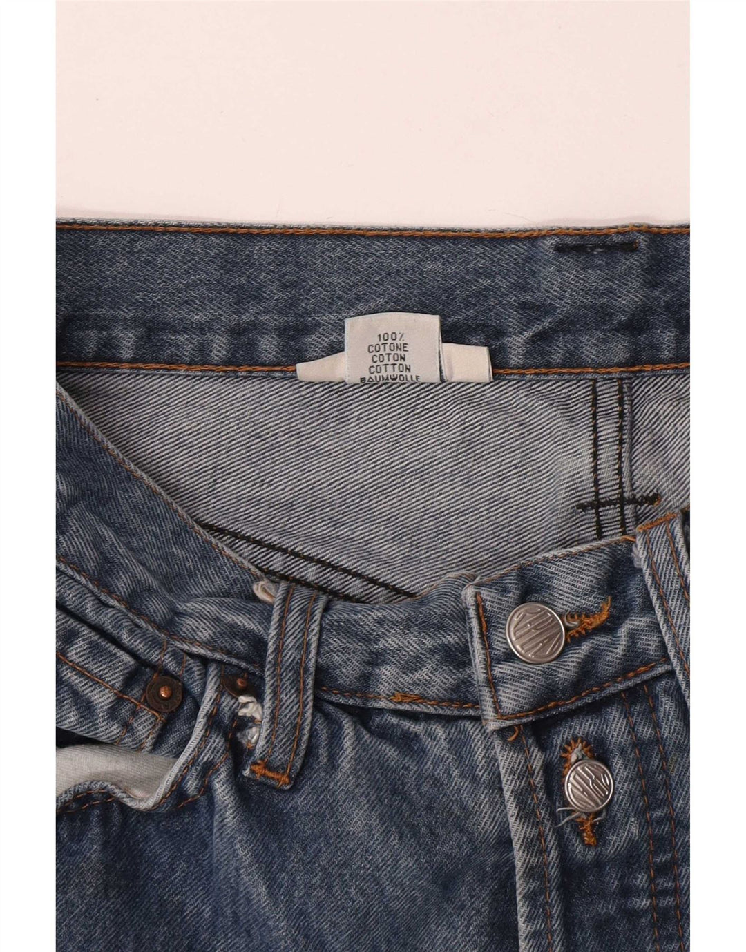 Damskie jeansy Replay 901 Slim W32 L32 Niebieskie bawełniane