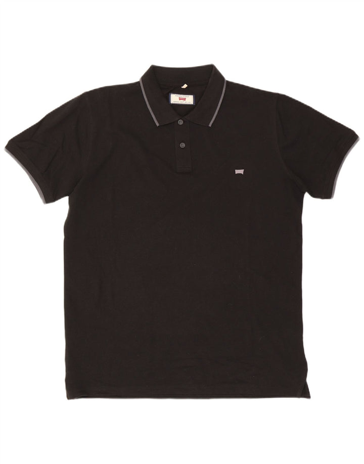 Męska koszulka polo Carrera Regular XL, czarna, bawełniana