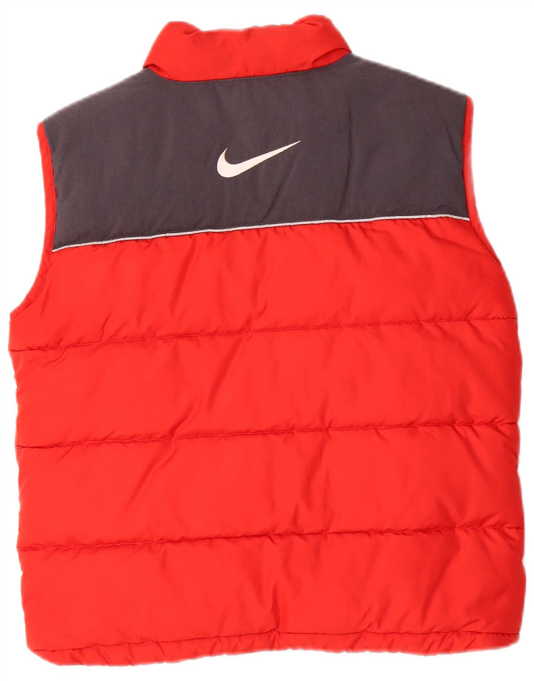 Chłopięca kamizelka Nike z wyściełaną grafiką, 10-11 lat, poliester w kolorze średniej czerwieni
