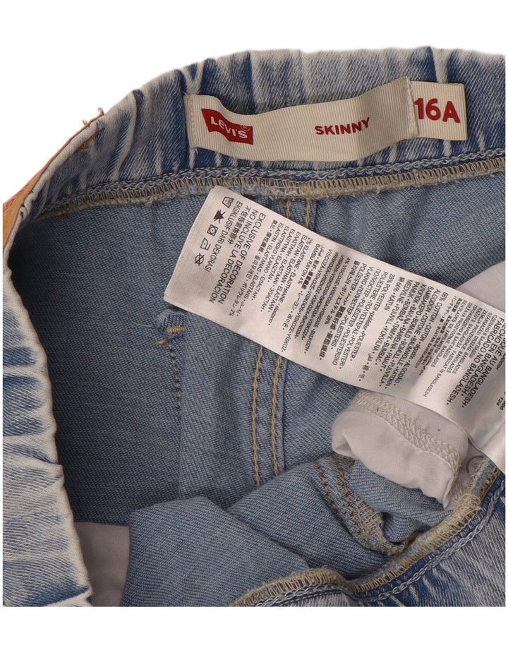 Spodenki jeansowe chłopięce LEVI'S 15-16 lat W29, niebieska bawełna