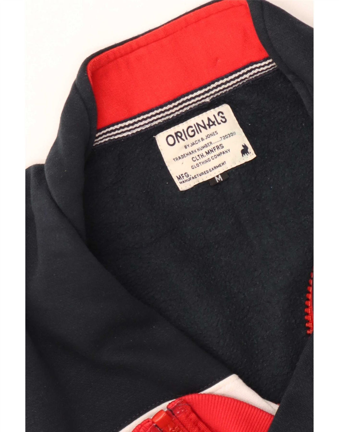 Męska kurtka dresowa Jack & Jones, średnia, wielokolorowa, z blokami kolorów