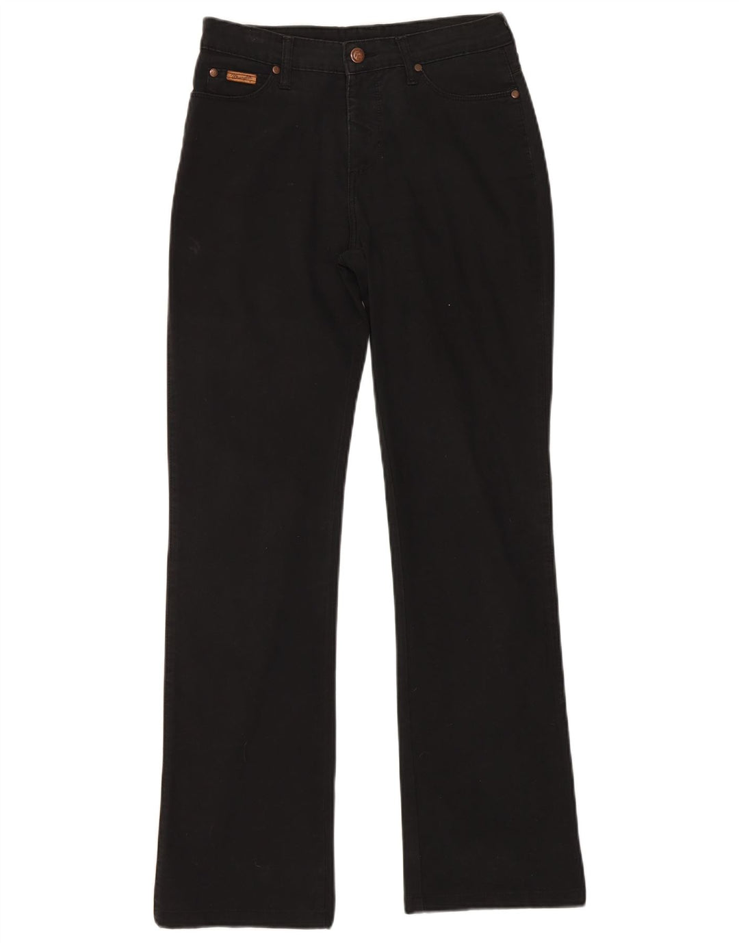 Damskie jeansy Bootcut WRANGLER W28 L30, czarne, bawełniane