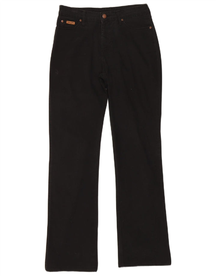 Damskie jeansy Bootcut WRANGLER W28 L30, czarne, bawełniane