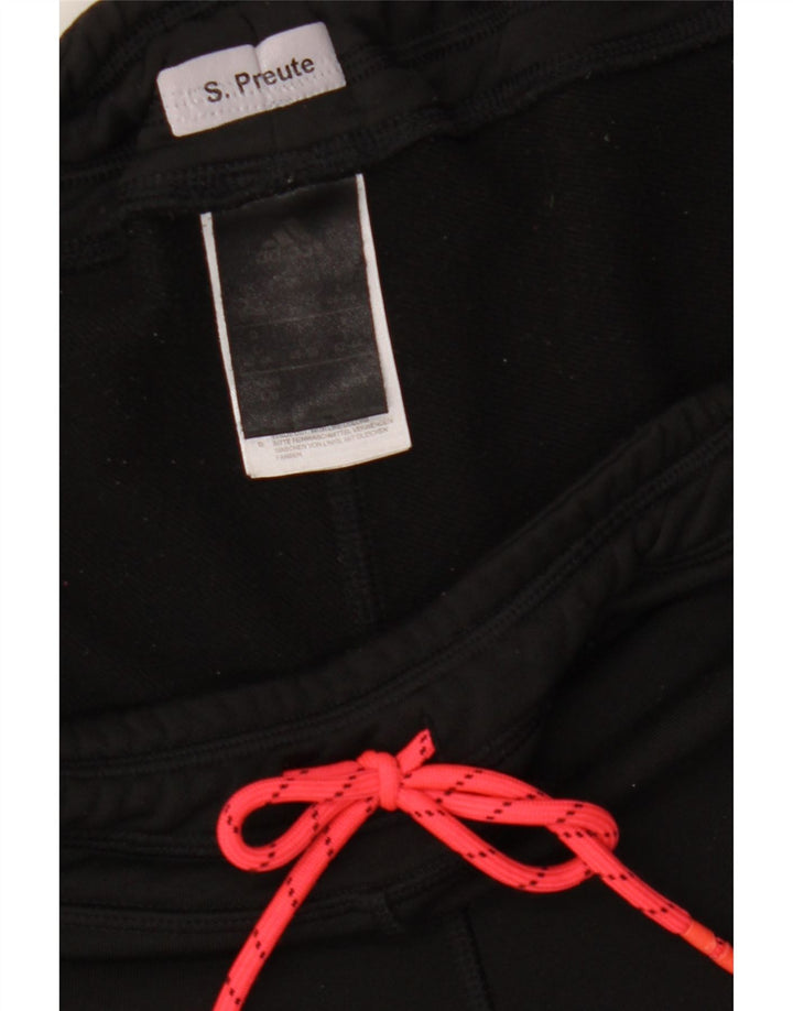 ADIDAS Womens Climalite Tracksuit Trousers Large  Black Polyester