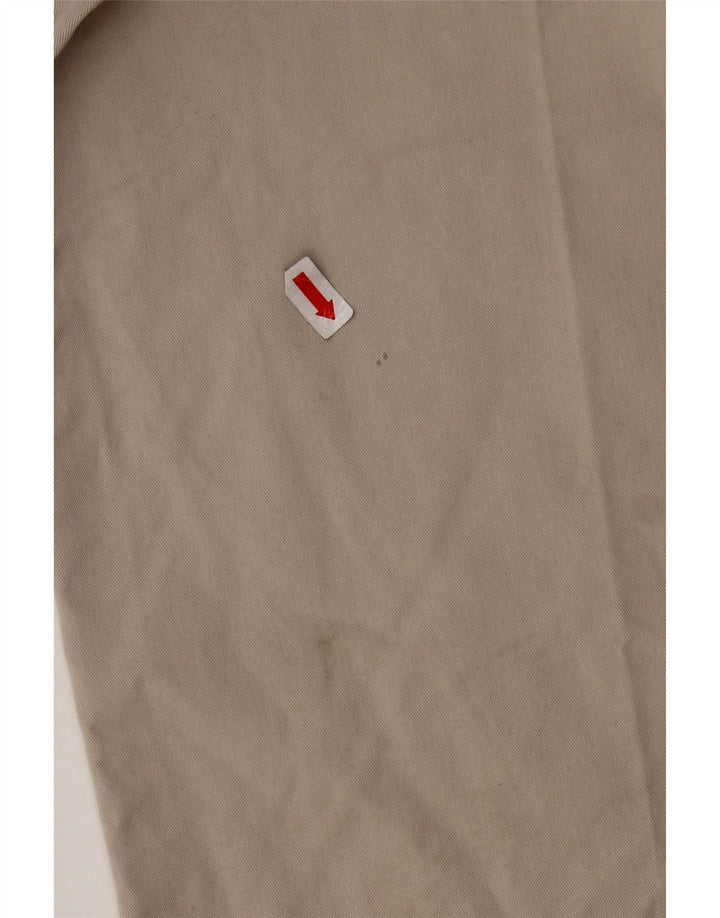 Marks & Spencer Męskie proste spodnie chino W36 L33 Beżowa bawełna