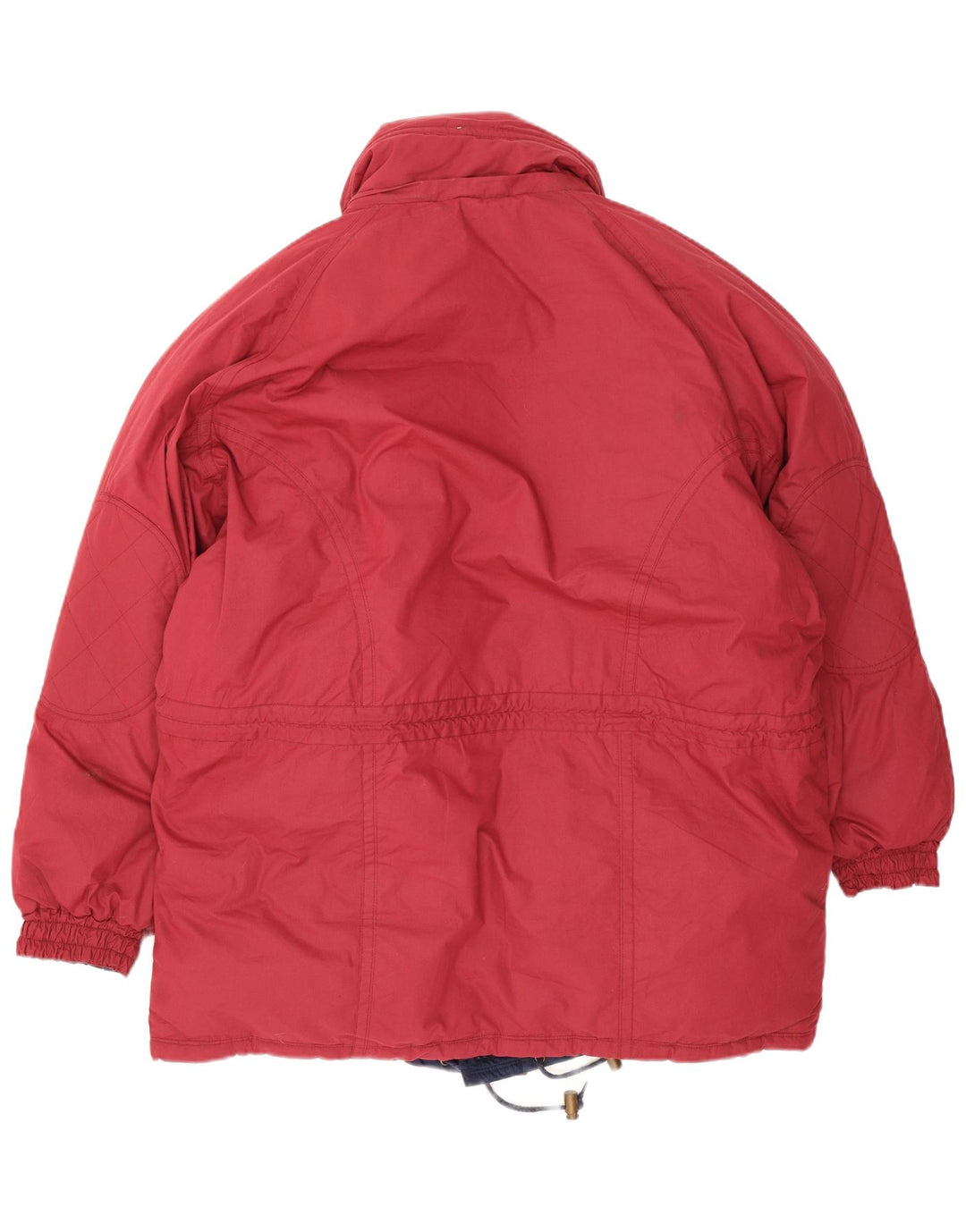 Vintage męska, dwustronna, wyściełana kurtka oversize UK 40, duża czerwona