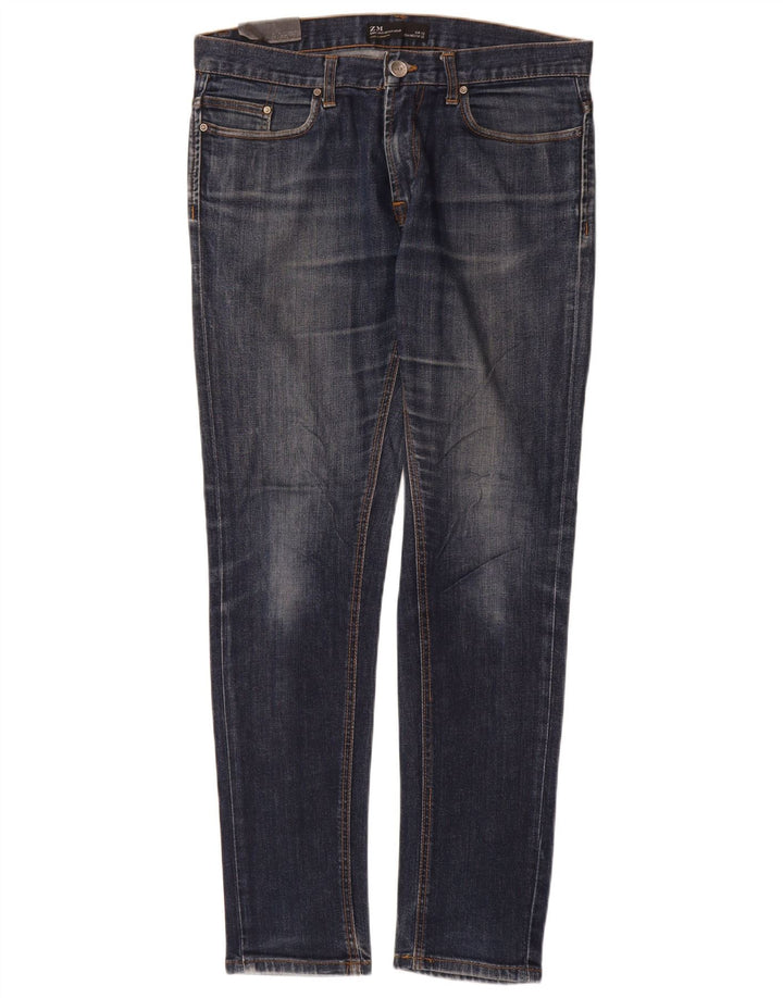 Męskie jeansy slim fit Zara EU 42 Large W32 L32 Blue
