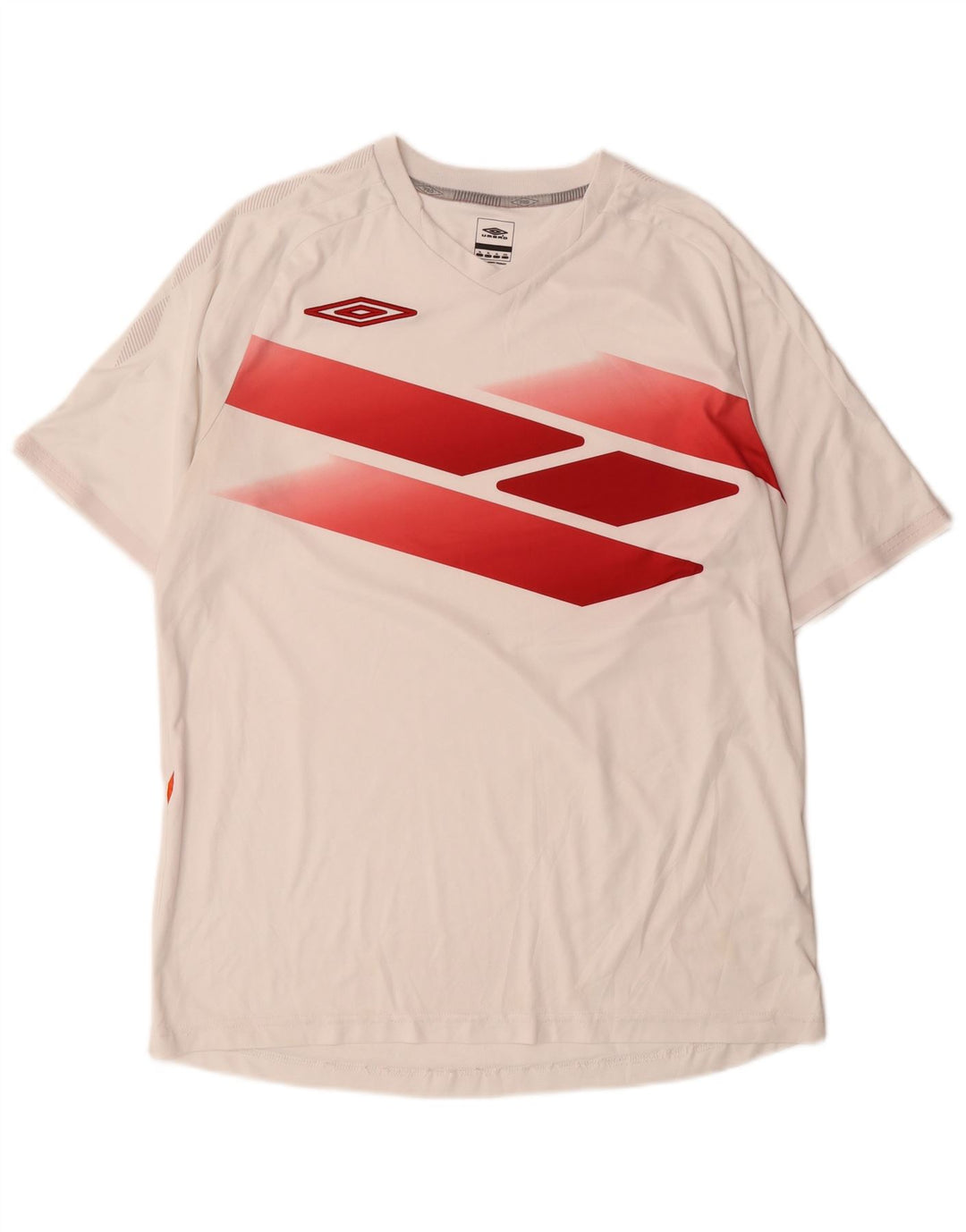 UMBRO Mens Graphic T-Shirt Top XL White Polyester