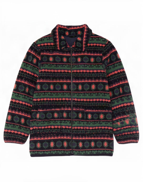 Vintage męska kurtka polarowa UK 44 2XL wielokolorowa Fair Isle
