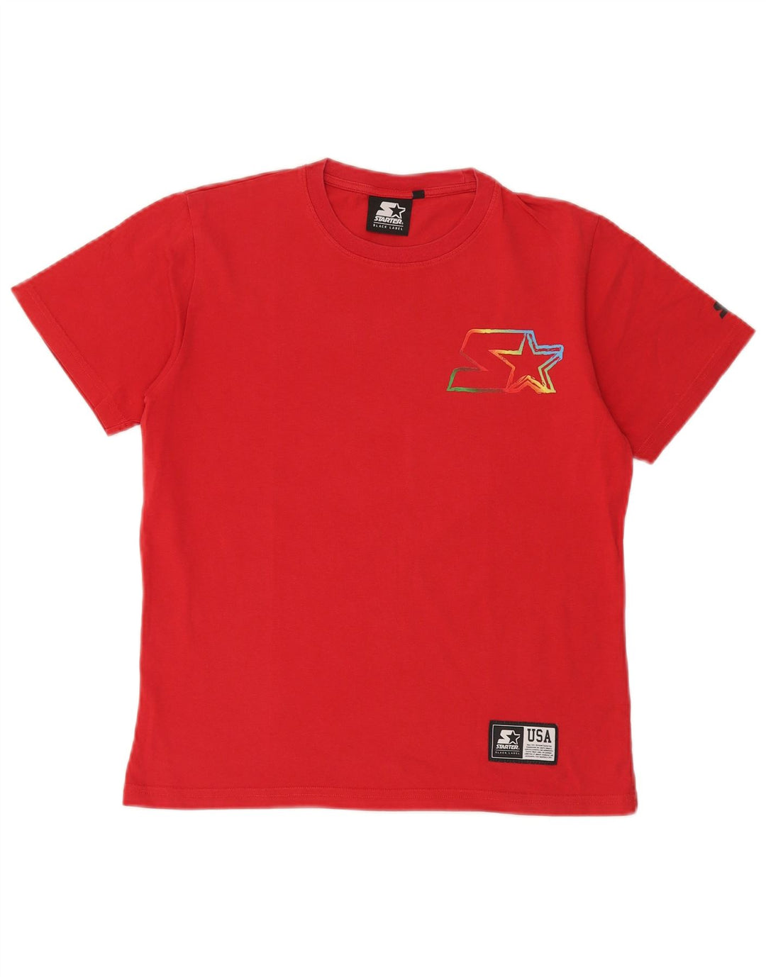 Chłopięcy T-shirt z grafiką Starter, 13-14 lat, czerwona bawełna