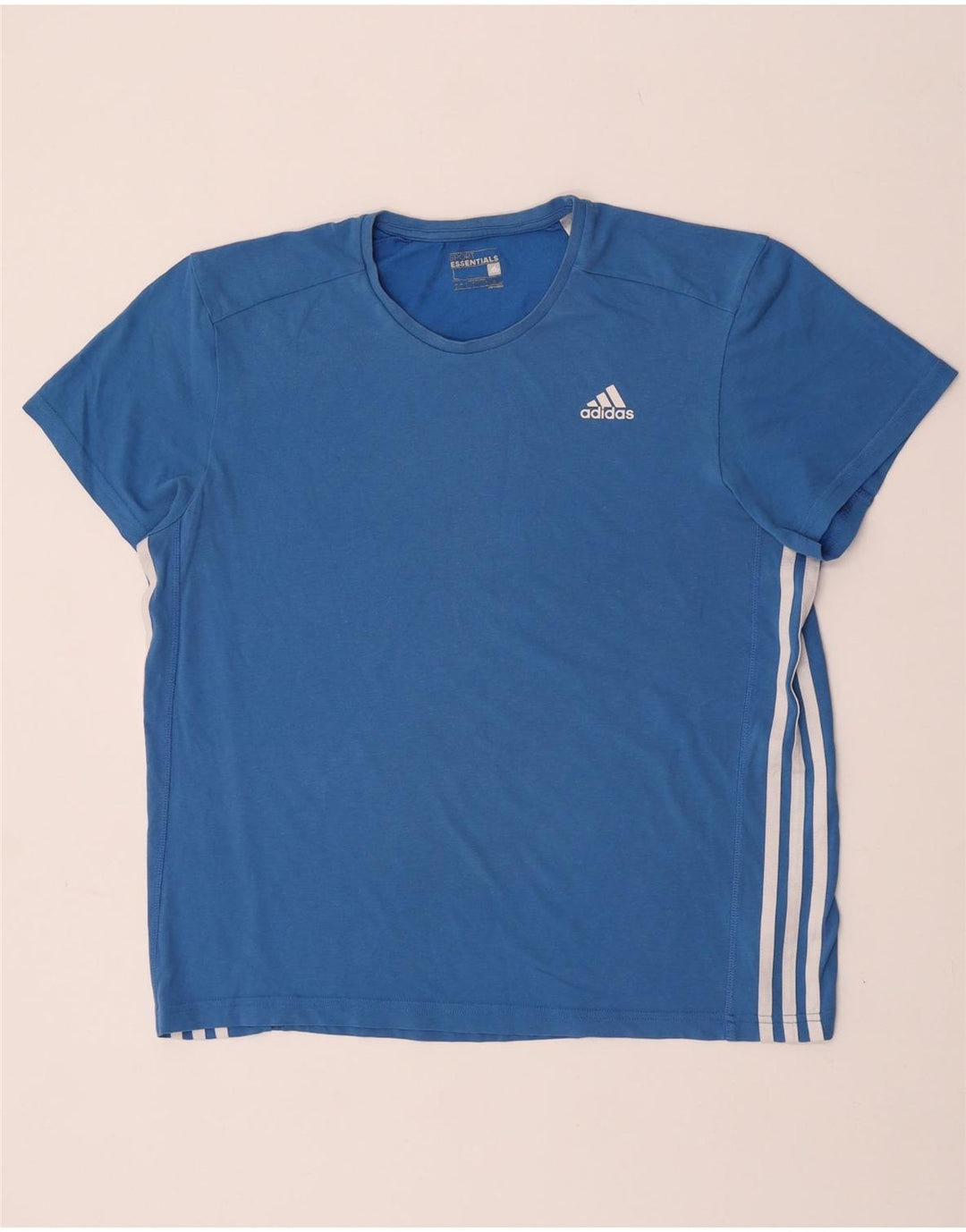 Adidas Męska koszulka Climalite Top duża niebieska bawełniana