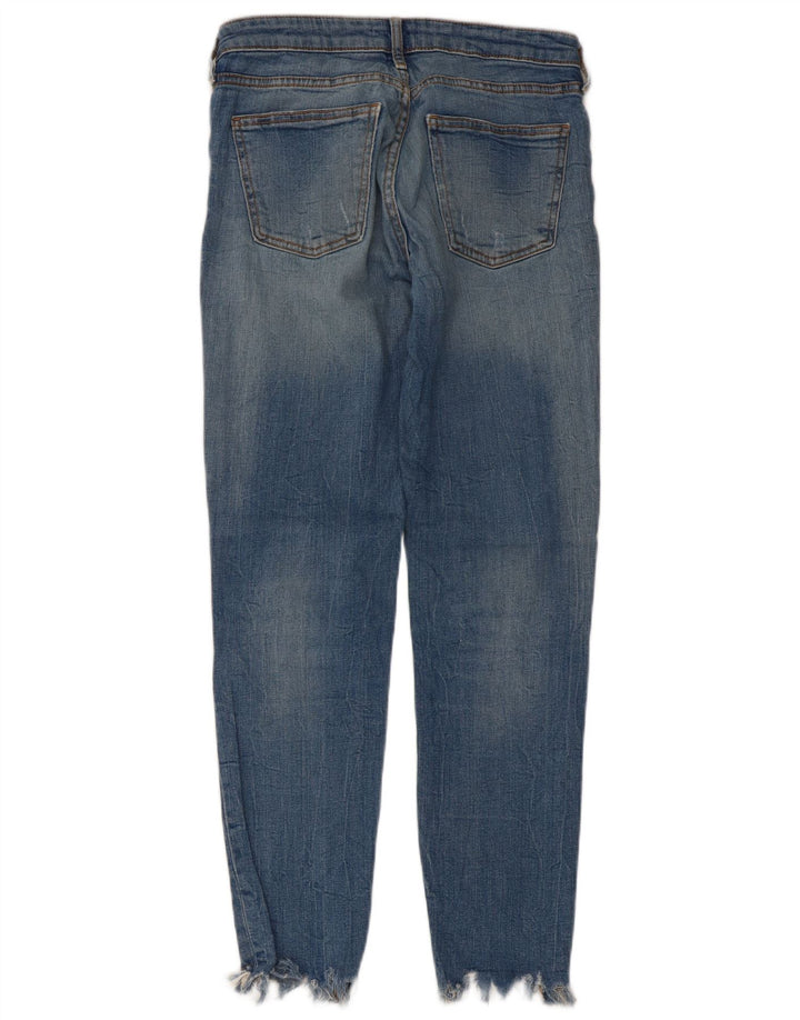 Damskie jeansy Zara w trudnej sytuacji EU 38 Small W28 L28 Niebieskie