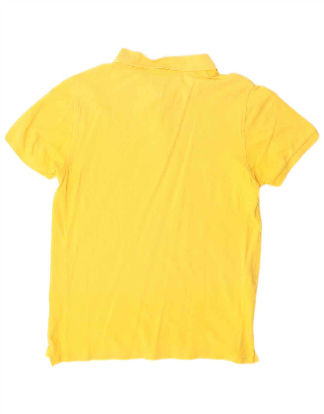 Męska koszulka polo Lyle & Scott, średnia żółta bawełna