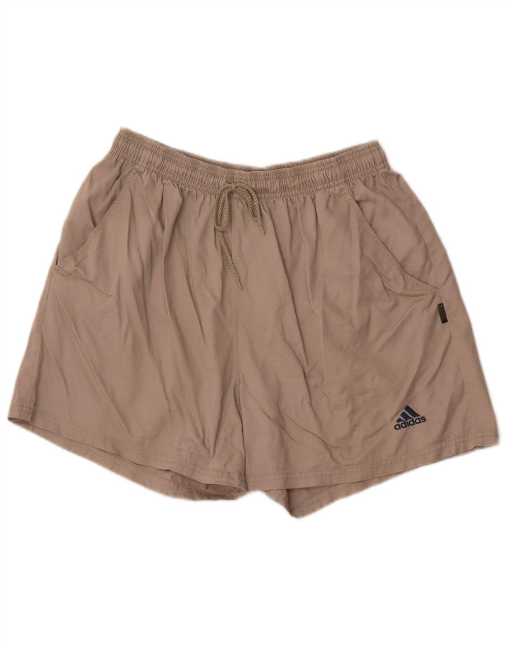 Męskie spodenki sportowe Adidas XL, szare, bawełniane