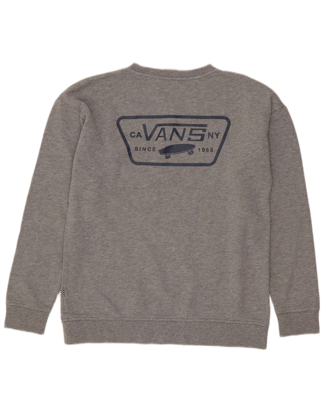 Męski sweter z grafiką VANS XS, szary