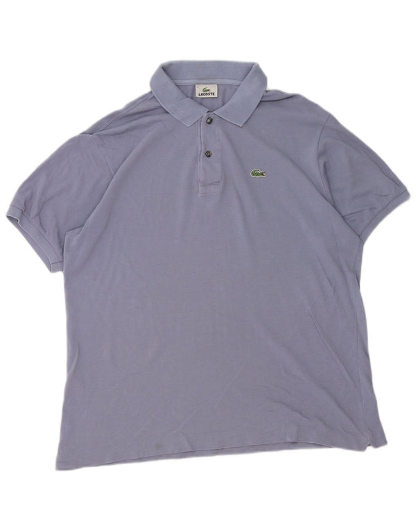 Męska koszulka polo Lacoste, rozmiar 6 XL, fioletowa bawełna