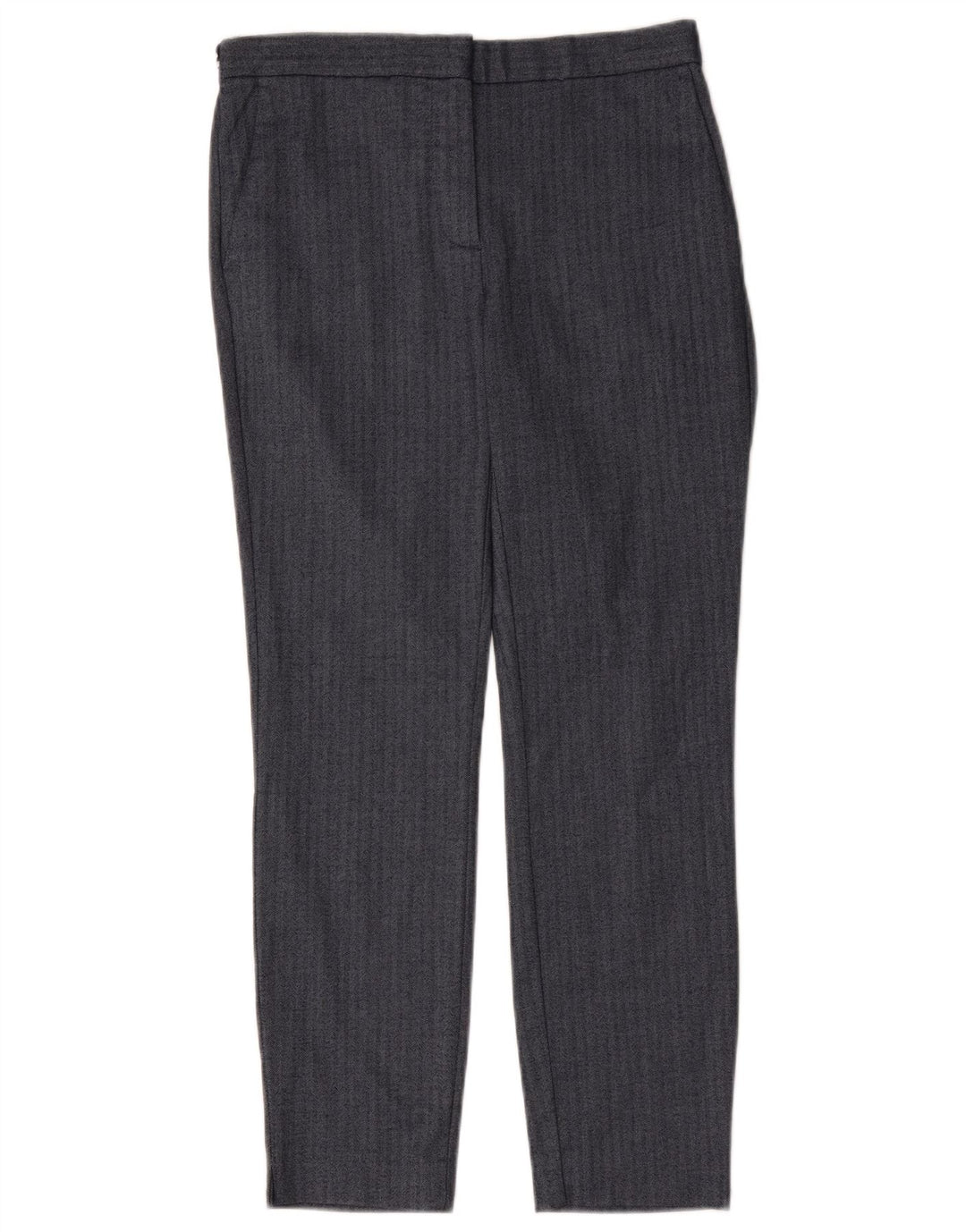 Spodnie damskie Zara Slim Suit Medium W28 L27 Granatowe w jodełkę