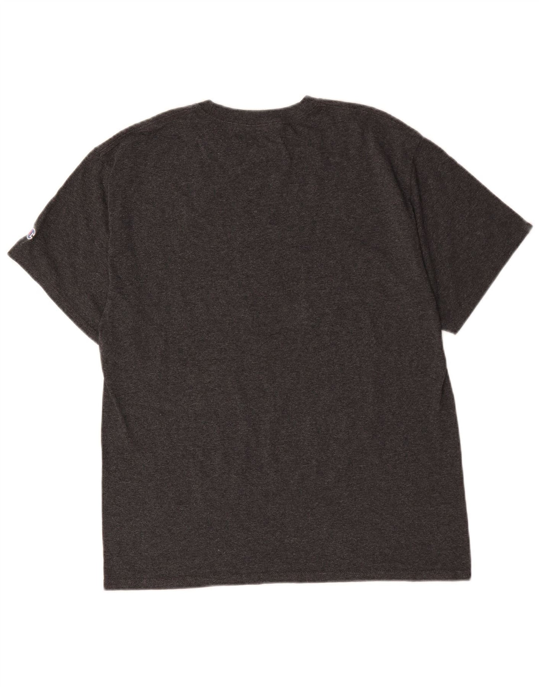 Męski T-shirt z grafiką Champion Rice University, średnioszary, bawełniany