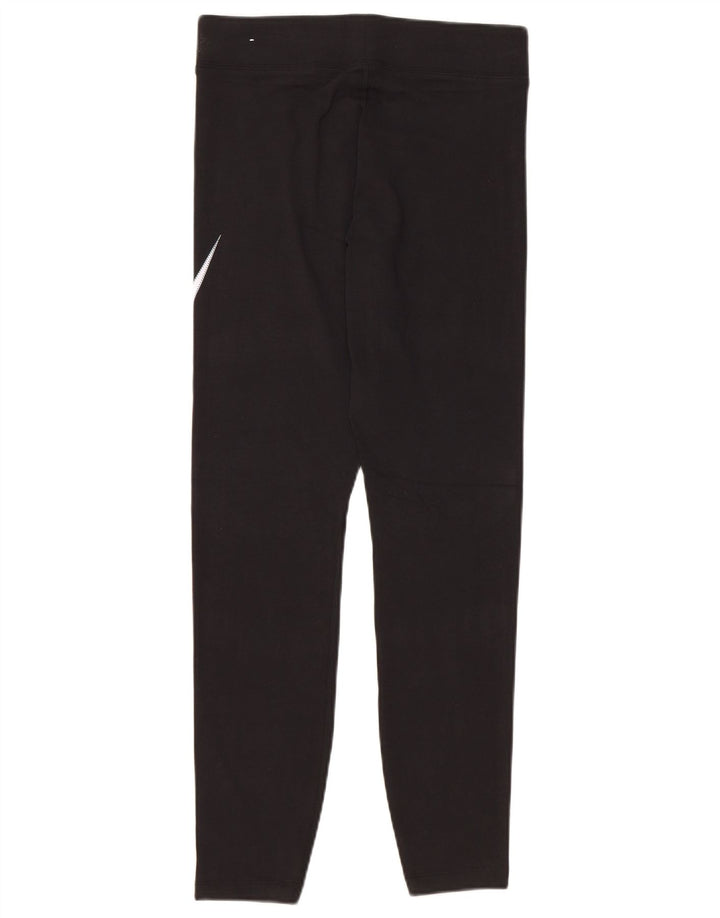 Damskie legginsy NIKE Graphic UK 12, średnie czarne, bawełniane