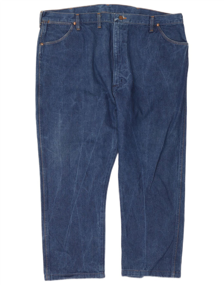 Męskie jeansy Wrangler o prostym kroju W44 L26 niebieskie