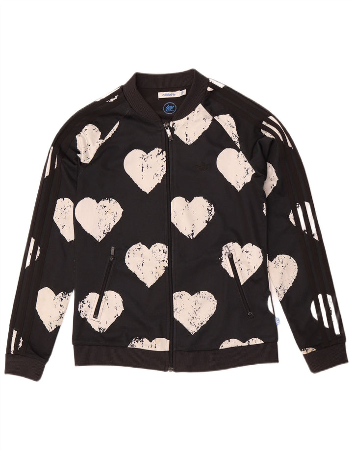 Damska kurtka dresowa Adidas Graphic IT 42 Medium Black Heart