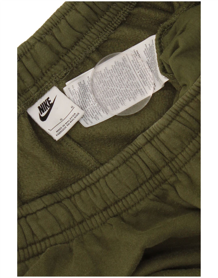 Męskie spodenki sportowe Nike, duże, bawełniane w kolorze khaki
