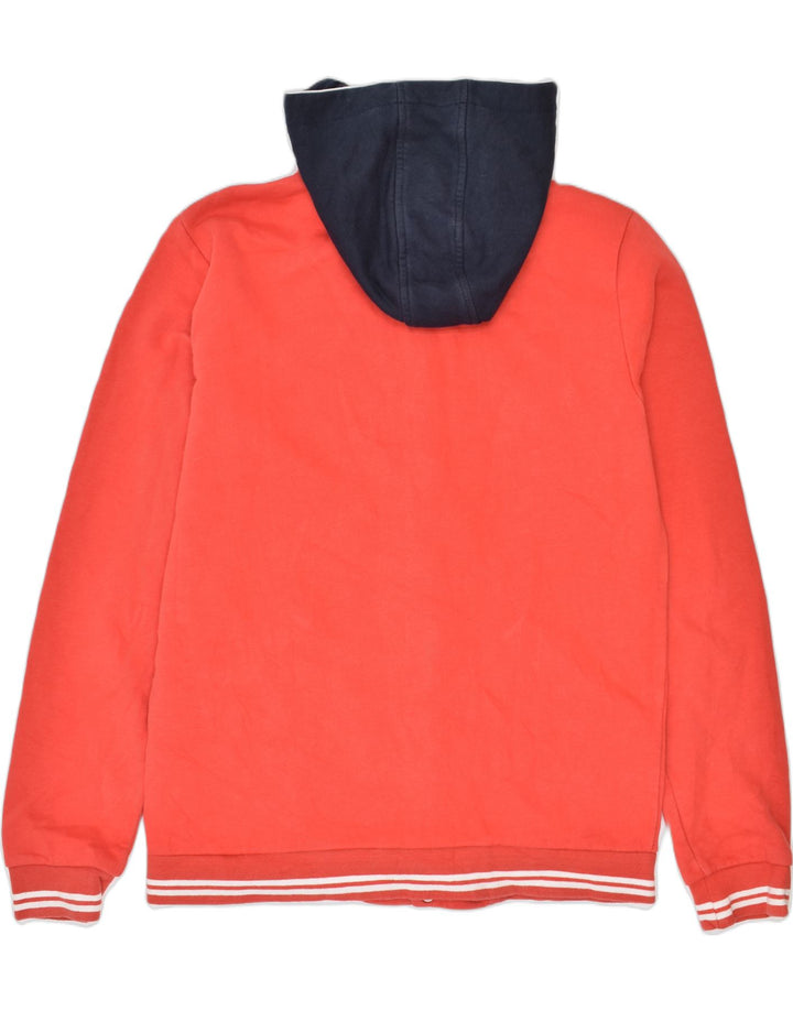 ELLESSE Boys Graphic Hooded Bomber Jacket 13-14 Years Orange Cotton | Vintage | Thrift | Second-Hand | Used Clothing | Messina Hembry 