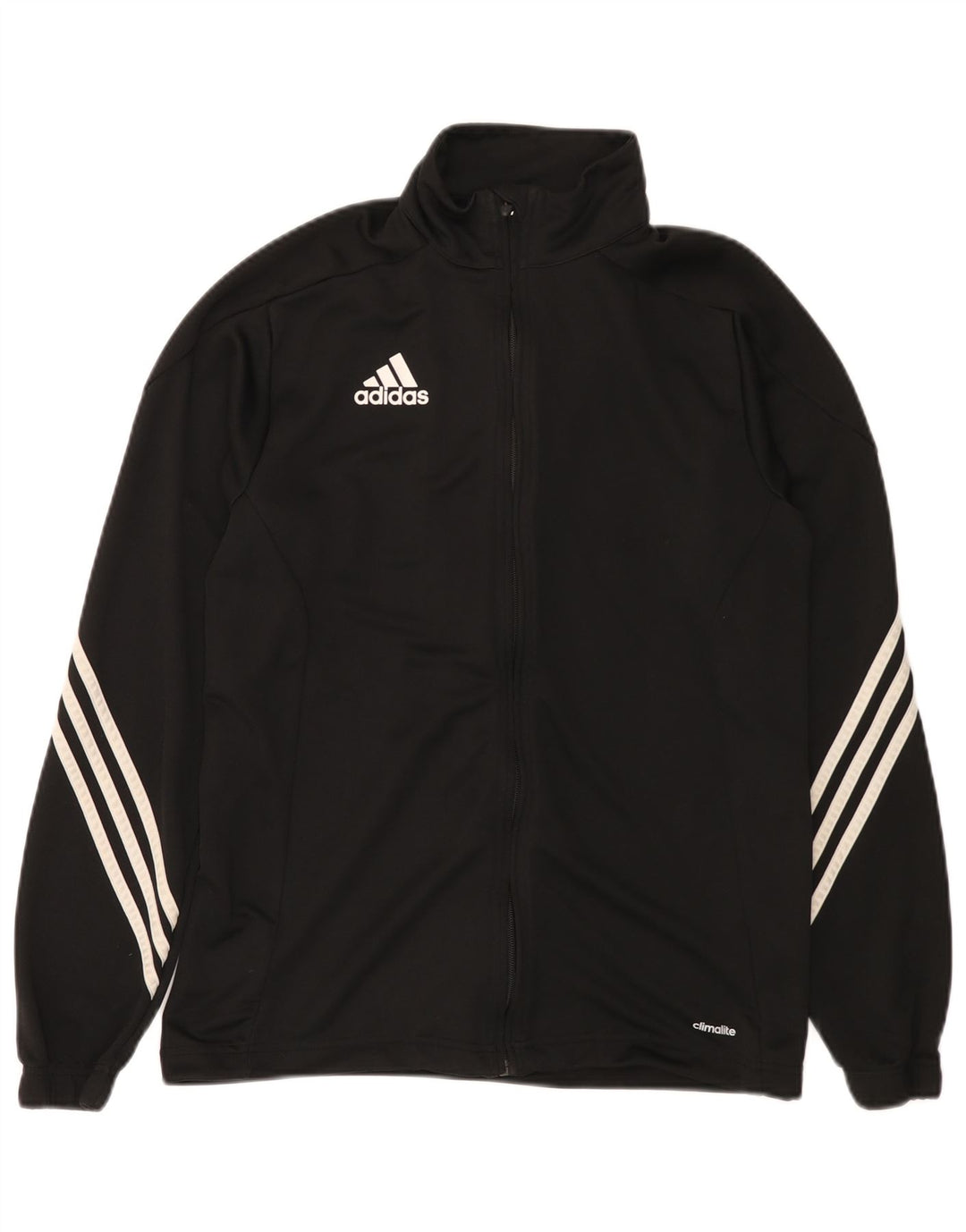 Adidas Męska kurtka dresowa Climalite, średnia czarna poliester