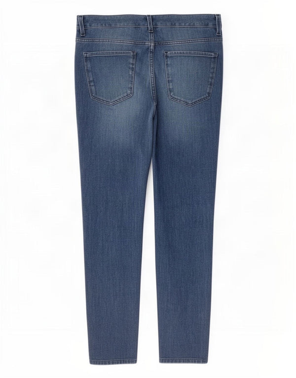 Marks & Spencer Damskie jeansy skinny z wysokim stanem UK 16, duże, W32 L26, niebieskie