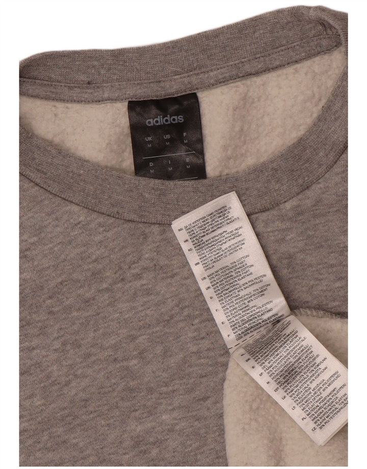 Bluza męska Adidas, średnia szara bawełna