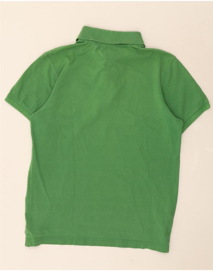 Męska koszulka polo Tommy Hilfiger, duża, zielona bawełna