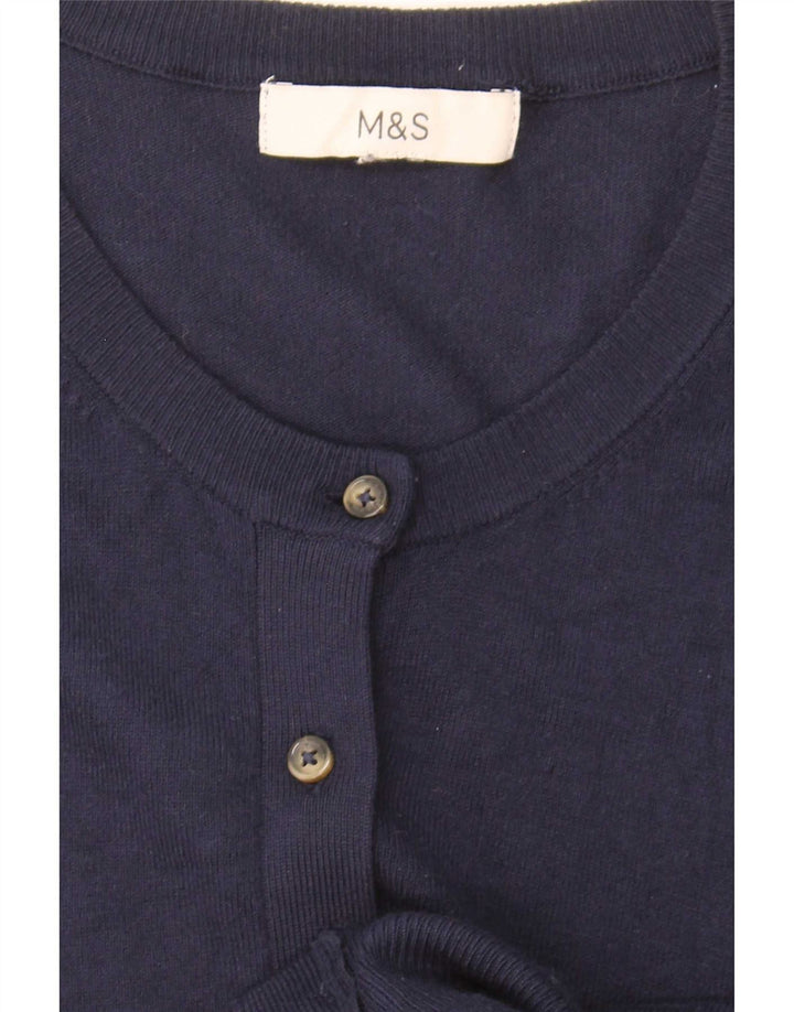 Sweter damski Marks & Spencer UK 16, duży, granatowy