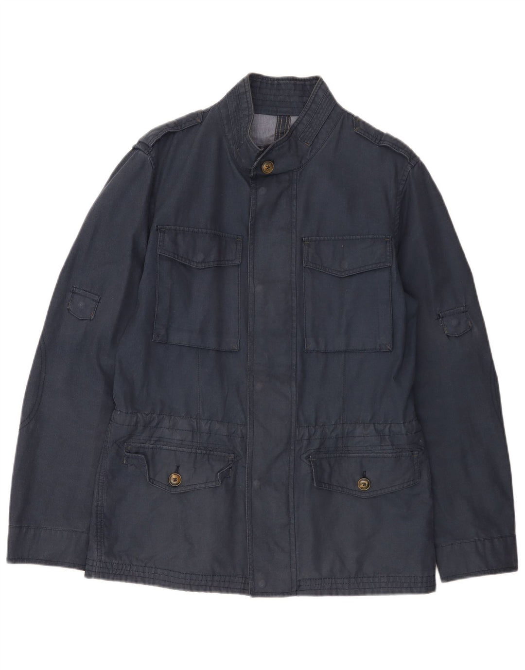 Męska kurtka wojskowa MASSIMO DUTTI UK 36, mała, granatowa