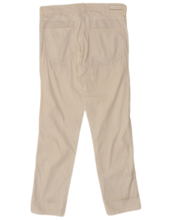 Męskie spodnie typu slim casual Zara EU 40 Medium W31 L29 białe